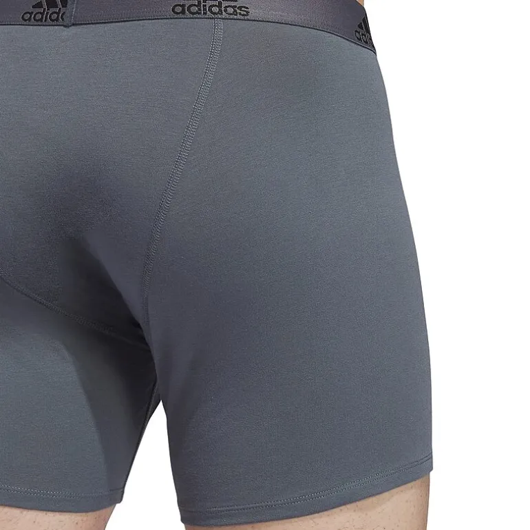 adidas Stretch Cotton Mens 3 Pack Boxer Briefs 5158001a