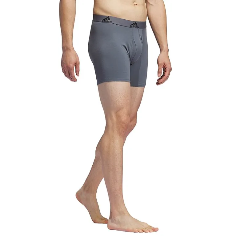 adidas Stretch Cotton Mens 3 Pack Boxer Briefs 5158001a