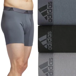 adidas Stretch Cotton Mens 3 Pack Boxer Briefs 5158001a