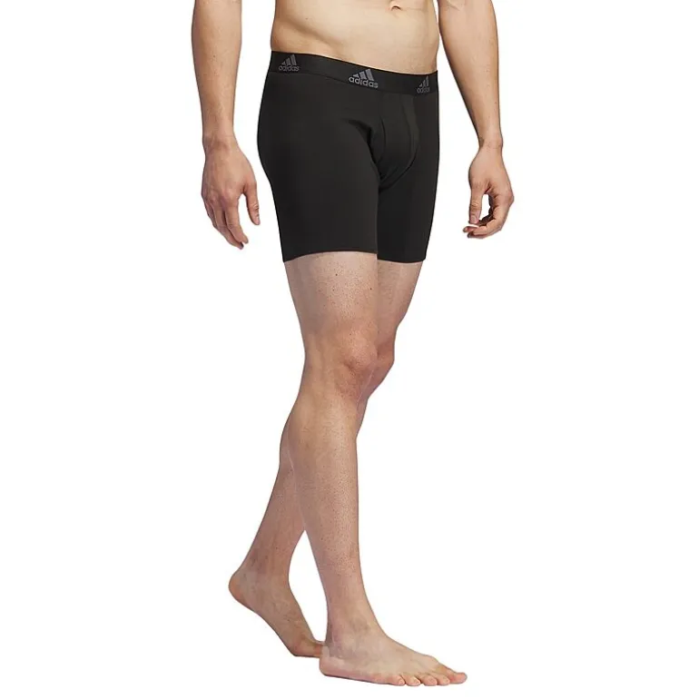 adidas Stretch Cotton Mens 3 Pack Boxer Briefs 5158001a