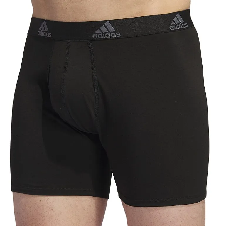 adidas Stretch Cotton Mens 3 Pack Boxer Briefs 5158001a
