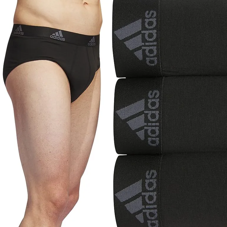 adidas Stretch Cotton Mens 3 Pack Briefs 5158003a