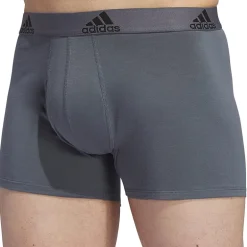 adidas Stretch Cotton Mens 3 Pack Multi-Pack Stretch Fabric Trunks 5157997a