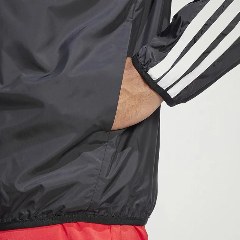 adidas 3 Stripe Mens Lightweight Windbreaker