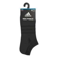 adidas Superlite Mens Multi-Pack 6 Pair No Show Socks