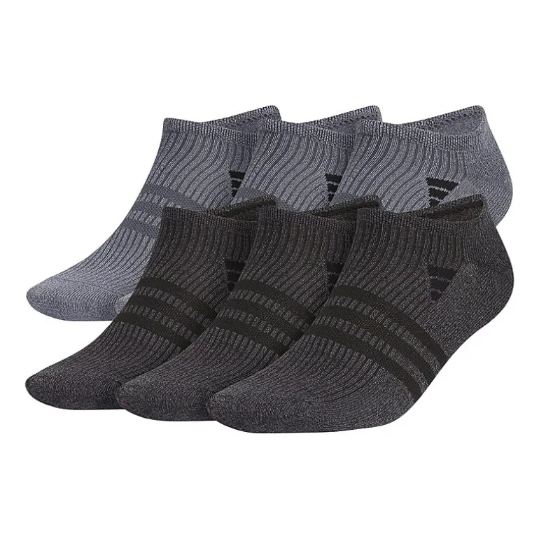 adidas Superlite Mens Multi-Pack 6 Pair No Show Socks