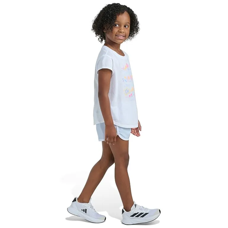 adidas Toddler Girls 2-pc. Short Set