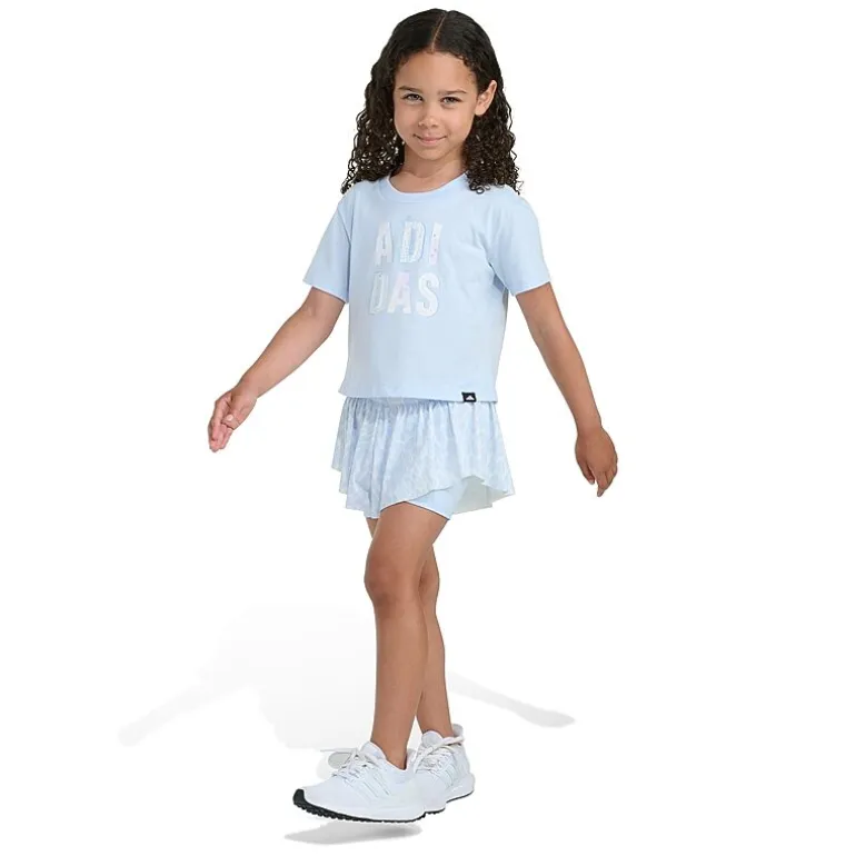 adidas Toddler Girls 2-pc. Short Set