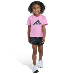 adidas Toddler Girls 2-pc. Short Set