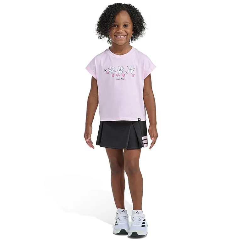 adidas Toddler Girls 2-pc. Skort Set