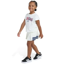 adidas Toddler Girls 2-pc. Skort Set