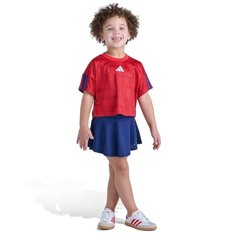 adidas Toddler Girls 2-pc. Skort Set