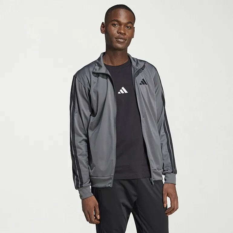 adidas Tricot Mens Big and Tall Lightweight Track Jacket
