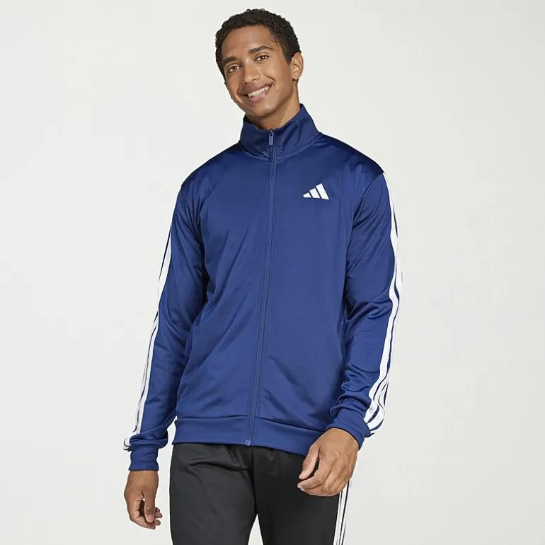 adidas Tricot Mens Big and Tall Lightweight Track Jacket