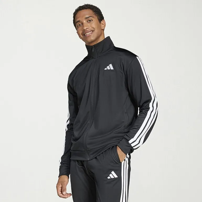 adidas Tricot Mens Big and Tall Lightweight Track Jacket