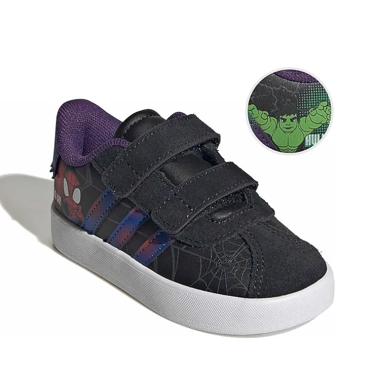 adidas Vl Court Toddler Boys Spiderman Sneakers