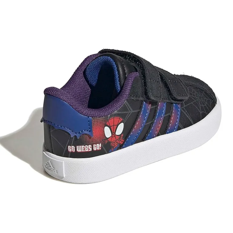 adidas Vl Court Toddler Boys Spiderman Sneakers