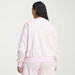 adidas Womens Crew Neck Long Sleeve Plus Sweatshirt