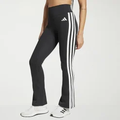 adidas Womens High Rise Knit Active Flare Full Length Leggings