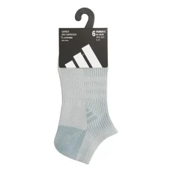adidas Womens 6 Pair No Show Socks