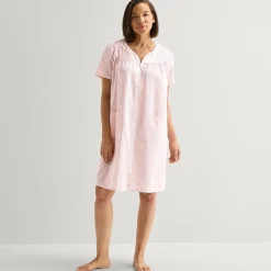 Adonna Womens Short Sleeve Mid Length Robe