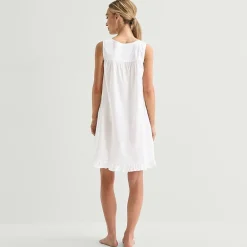 Adonna Womens Sleeveless Round Neck Nightgown