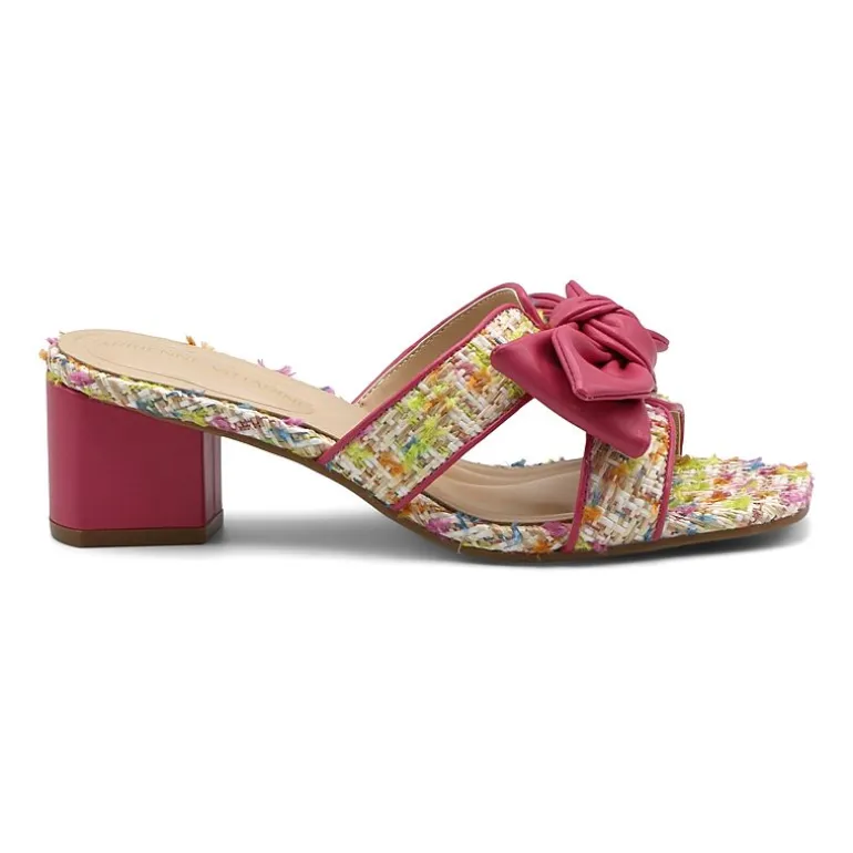 Adrienne Vittadini Womens Arnoldo Heeled Sandals