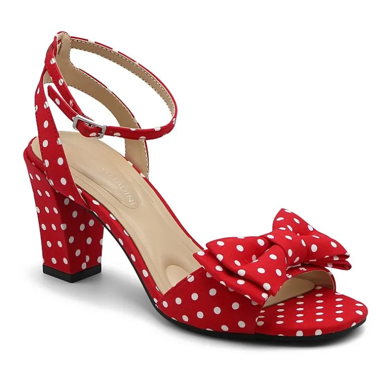 Adrienne Vittadini Womens Avalanche Heeled Sandals