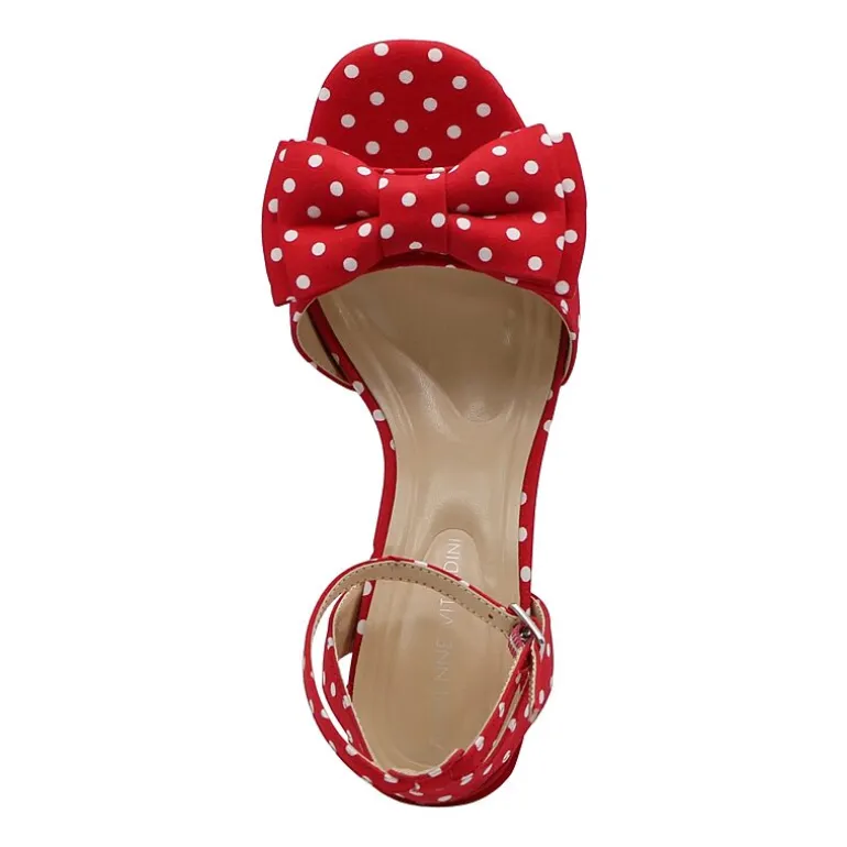 Adrienne Vittadini Womens Avalanche Heeled Sandals