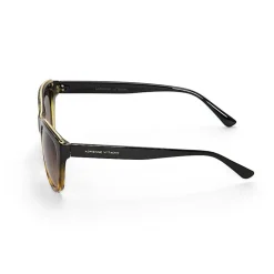Adrienne Vittadini Wrapped Cateye With Top Brow Bar Inlay Womens UV Protection Cat Eye Sunglasses