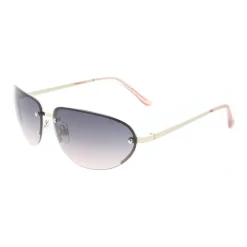Adrienne Vittadini Wrapped Cateye With Top Brow Bar Inlay Womens UV Protection Cat Eye Sunglasses