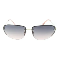 Adrienne Vittadini Wrapped Cateye With Top Brow Bar Inlay Womens UV Protection Cat Eye Sunglasses