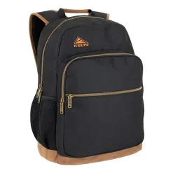 AD Sutton Kelty Camo Backpack with Faux Leather Trim