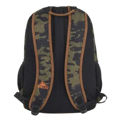 AD Sutton Kelty Camo Backpack with Faux Leather Trim