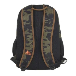 AD Sutton Kelty Camo Backpack with Faux Leather Trim