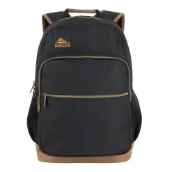 AD Sutton Kelty Camo Backpack with Faux Leather Trim