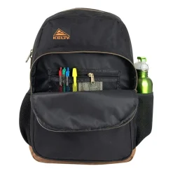 AD Sutton Kelty Camo Backpack with Faux Leather Trim