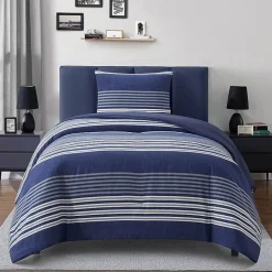 AEROPOSTALE Blocked Stripe Easy Care Comforter Set