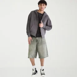 AEROPOSTALE Cloud Soft Graphic Mens Long Sleeve Fleece Zipper Hoodie