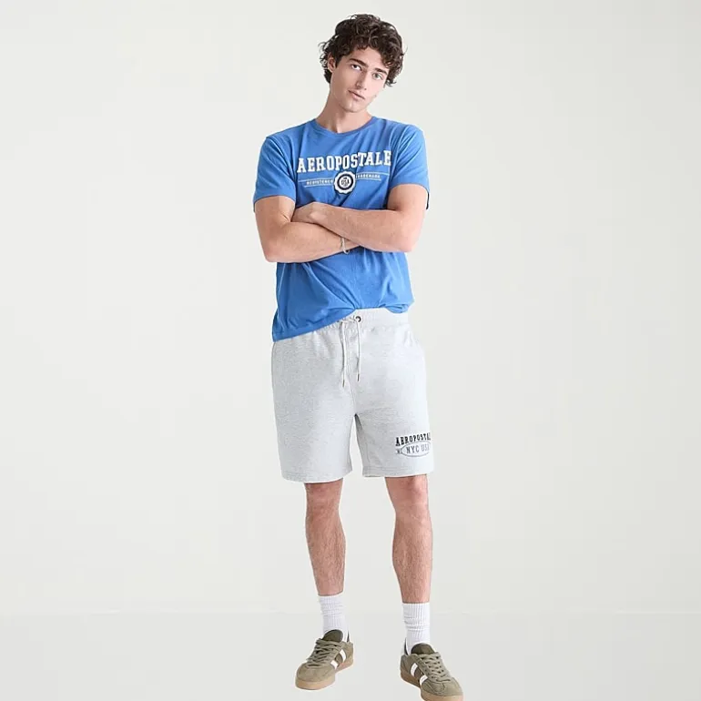 AEROPOSTALE Fleece Mens 7" Drawstring Waist Pull-On Short