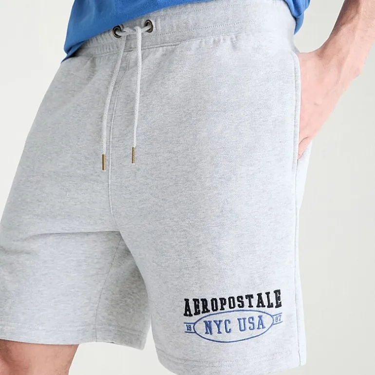 AEROPOSTALE Fleece Mens 7" Drawstring Waist Pull-On Short
