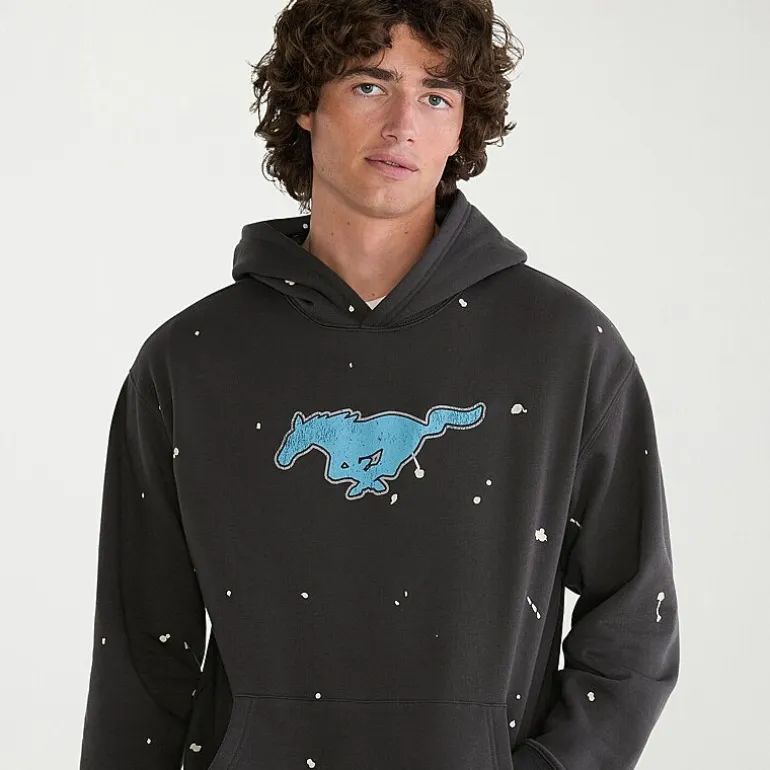 AEROPOSTALE Ford Mens Long Sleeve Fleece Hoodie