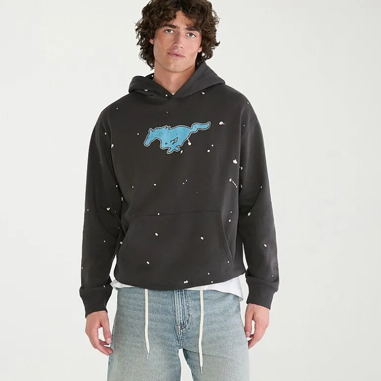 AEROPOSTALE Ford Mens Long Sleeve Fleece Hoodie