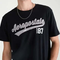 AEROPOSTALE Mens Crew Neck Short Sleeve Classic Fit Graphic T-Shirt