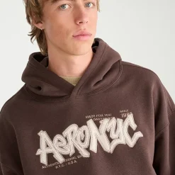 AEROPOSTALE Mens Long Sleeve Fleece Hoodie