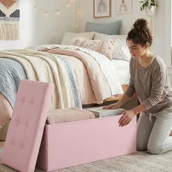 AEROPOSTALE Pink Storage Bench