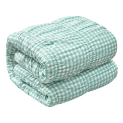 AEROPOSTALE Ruched Gingham Easy Care Comforter Set