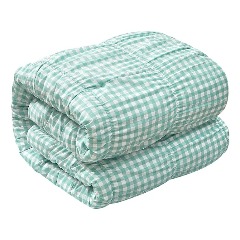 AEROPOSTALE Ruched Gingham Easy Care Comforter Set