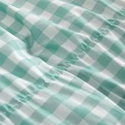 AEROPOSTALE Ruched Gingham Easy Care Comforter Set
