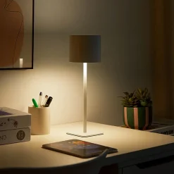 AEROPOSTALE White Stainless Steel Table Lamp